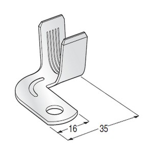 CBA crimp contact on coil - Hole: M8 - Cable cross section: 50-70mm² - Material: CuZn-Sn - Coil 
