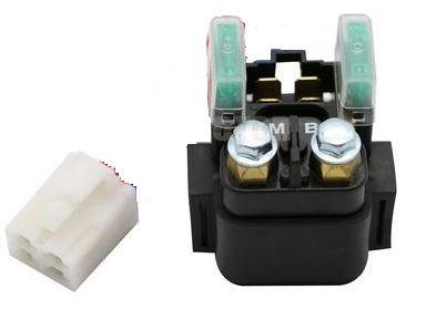 Starterrelais mit 2 integrierten Sicherungshalter für UniVal Sicherungen und Gegenstecker