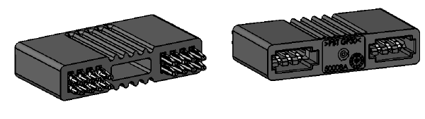 Blade Fuse Holder MaxiVal/maxiOTO for PCB - Press Fit Terminals 2x8 pin