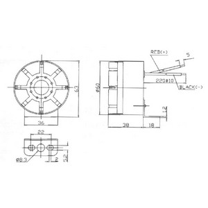 Signaler 12/24V- 97dB - IP67 - pulse tone - SuperSeal 3-pin