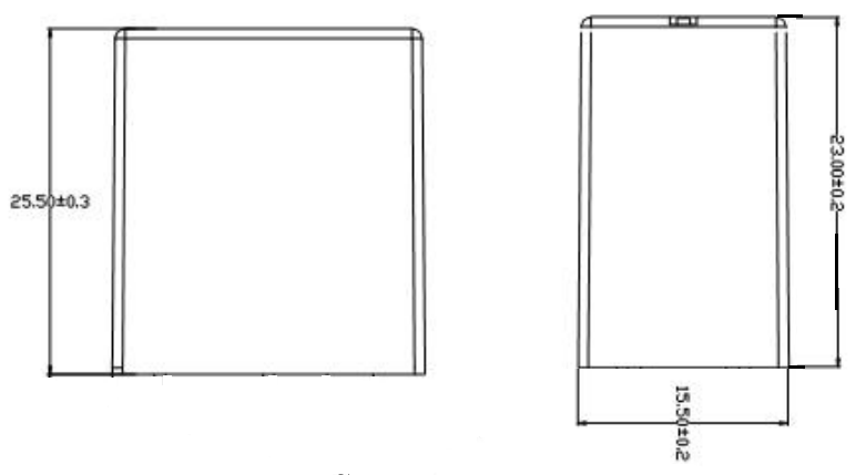Microrelay Housing 23x15,5x25,5mm