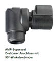 ABB - 90 degree bent connector housing 3-pin. - AMP Superseal - NC12