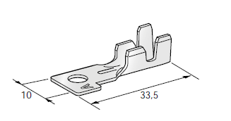 MIDI - M5 - cable cross-section: 2.5-4mm² - material: Cu-Sn 