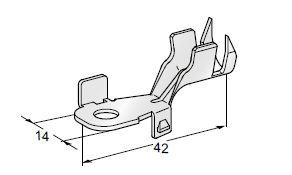 Ring cable lug RVS A - Hole: M6 - Cable cross-section: 2.5-4mm² - Material: Cu-Sn 