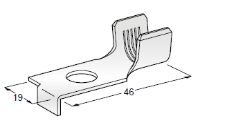 Ring cable lug SQR B - Hole: M10 - Cable cross section: 10-20mm² - Material: CuZn-Sn 