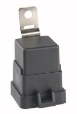 Minirelay 24V - 10/20A - Changer - Resistor - with plastic frame and metalbracket- sealed- for relaysocket No. 9.9047.0