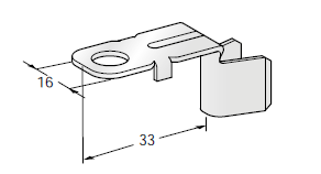 Ring cable lug SMT C G90 - Hole: M8 - Cable cross section: 25-40mm² - Material: CuZn-Sn 