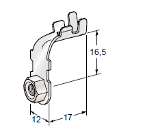 Ring cable lug NUT G90 - Hole: M5 - Cable cross section: 2.5-5mm² - Material: CuZn-Sn 