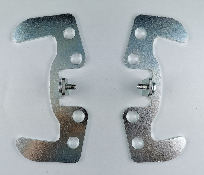 Metal bracket for steering column rubber bellows to hold down (KIT: Front/Rear+2xScrews)