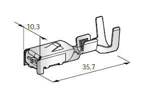 MAXI WP F800 - coil - cable cross section: 7-10mm² - material: CuNi-Sn 