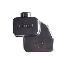 Covers made of PE-LD - angled for offset screw connection - color: black