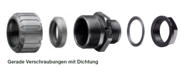 ABB - Straight Fitting - Sealed Fittings AB50-M50