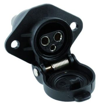 3-pin socket 6V-24V 16A 