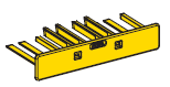 Module component / accessory secondary locking yellow 