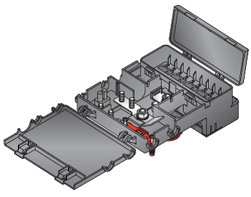LINK BATT - housing for 8 x MaxiVal and 2 x MidiVal