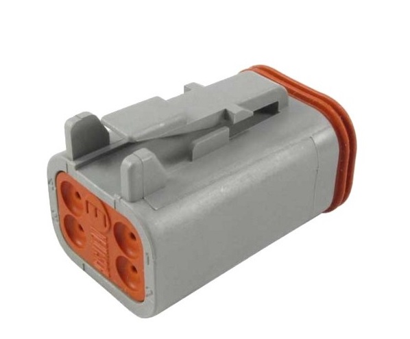 DEUTSCH Socket Housing 4-pole DT-Series without bracket