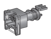 J.P.T. CONNECTOR JPT black - 2-pin. 