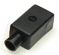 Terminal Cover - Rubber - straight - for 10-70mm² - black