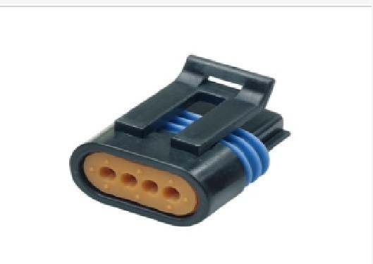 Connector housing - Metri-Pack 150 - 4-pin - Orange 