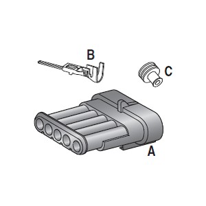 SUPERSEAL (5-pin) 1.5 KIT A + B + C 4423690 