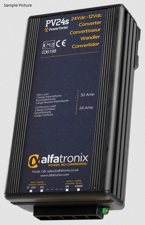 Voltage Converter 24V/12V AlfaTronix PowerVerter PV18s - non-isolated
