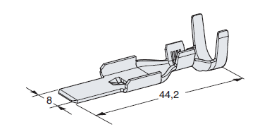 MAXI WP M800 - cable cross-section: 6-8mm² - material: Cu-Sn 