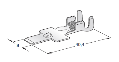 MAXI M800; Cable cross section: 6-8; Material: Cu-Sn - single item 