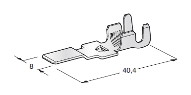 MAXI WP WP M800; Cable cross section: 6-8; Material: Cu-Sn 