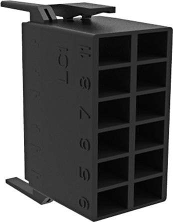 Carling Terminal Connector L-Series 12-Terminal Base - black