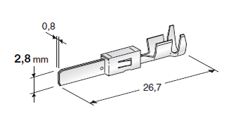 For SEAL CONNECTORS - JPT-WP M280 - Cable cross-section: 1.5-2.5mm² - Material: CuSn-Sn 