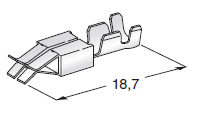 For SEAL CONNECTORS JT F280; Cable cross section: 1.5-2.5; Material: CuSn-Sn 
