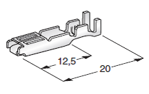 For SEAL CONNECTORS Mark2 F280; Cable cross section: 0.5-1.5; Material: CuSn-Sn 