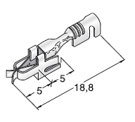 For SEAL CONNECTORS JPT F280; Cable cross section: 0.5-1; Material: CuZn-Sn 