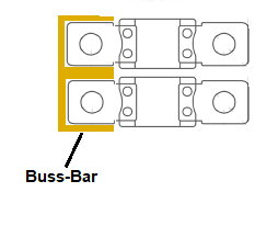 2-way Havy Duty Mega Buss-Bar for EGB-MMS6.x