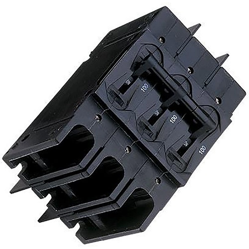 Carling Circuit Breaker Series G - 3-pole 480VAC 2.0A - actuator black - imprint white I-O / ON-OFF - Version 420-12 A