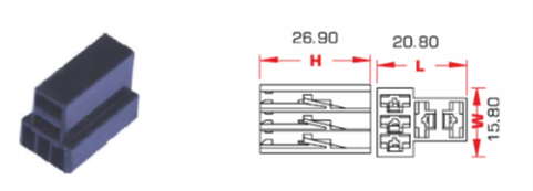 Micro Relaissockel - fliegend - T-Form