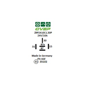 Timer Relay Typ C 24V - 10A - adjustable: 1....30sec - On Delay