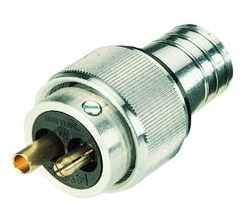 Connector 2-way 6-42V DIN 14690 - with cap nut - without cable bush