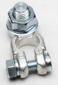 Battery clamp (+) - ring cable lug screw connection M10 - 16mm 