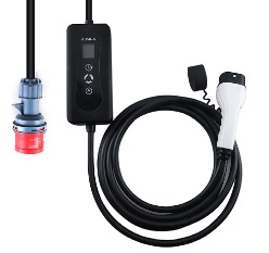 Charging Wire Set Type 2 female IEC62196-2 - 16A - total charging power 11KW - 3-phase version - CEE 380V AC 50Hz