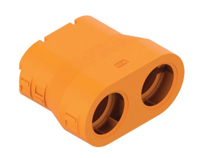 ABB Connector Interface NC28 - straight - for Amphenol Powerlok 300 Generation2 HV-Connector (2 Pos)