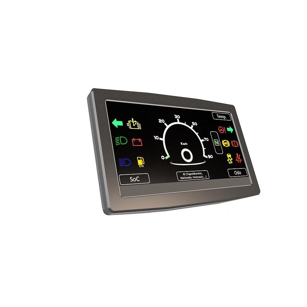 CVEP Display 7" - with CAN interface - flush-mounting housing - NON-Touch
