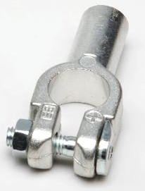 Battery clamp (+) - crimp barrel M6 - 50mm² 