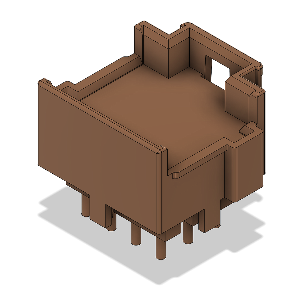 400300ABN Plug connector JPT 12-pin brown