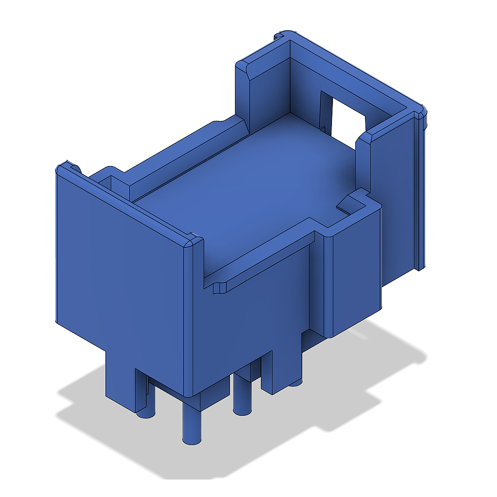 Connector JPT 6-pin - 3-row - Gen3 - blue