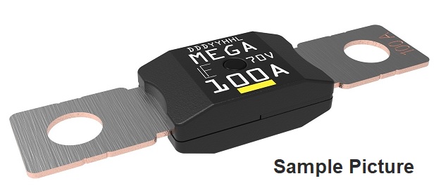 Littelfuse Mega High Performance Fuse 70V 250A Pink - pitch 56mm