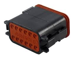 DEUTSCH Housing for female contacts 12-pole DT-Series B-Coding without bracket - C015