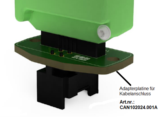 Adapter PCB - cable connection for CANBUZZ sound module Art.no.: CAN102024.001