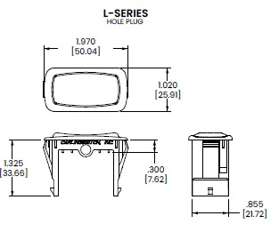 [LH2-01] Blind cover for Carling L-series