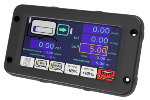 [CANDi6TM] CVEP Display 6.5” CANDi6TM NON-touch - Built-on housing - Housing material: Plastic black - cutout for connection wire required